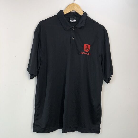 Nike Other - Nike Men Golf Dri-Fit Short Sleeve Polo Shirt Mens Size Large black